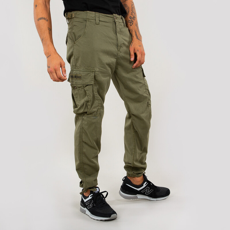 Alpha Industries Kalhoty Squad Pant olive 66910504