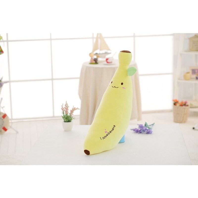 Ovoce a zelenina Roztomilý Plyšák Banán 35/60 cm