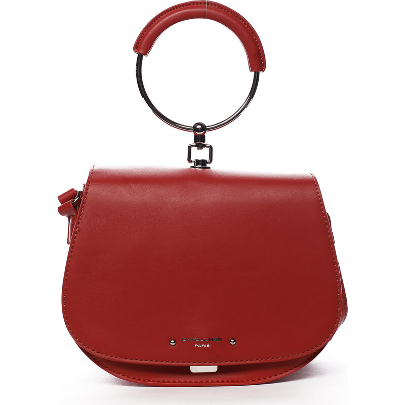 David Jones Extravagantní crossbody kabelka Ilse, červená 113554863