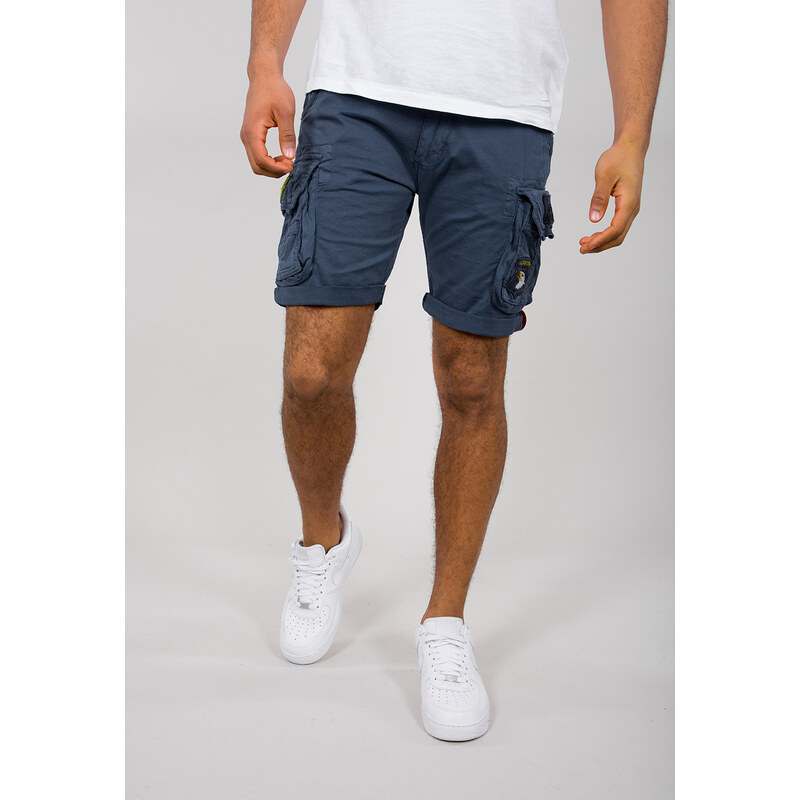 Šortky Alpha Industries Crew Short Patch námořní modrá