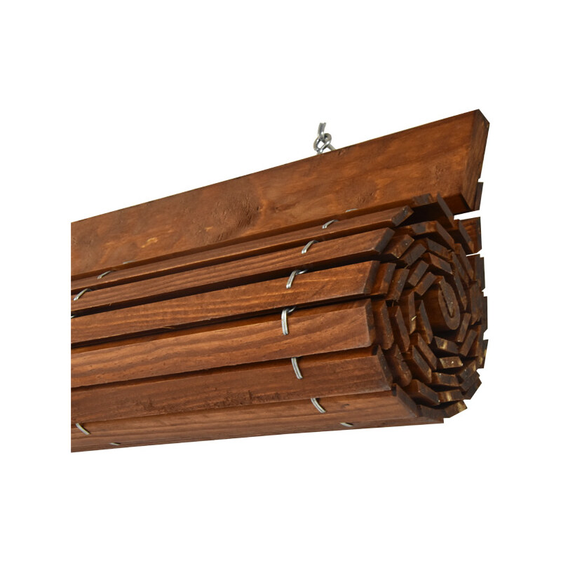 Dřevěná roleta - barva třešeň 150x100 cm 2. jakost