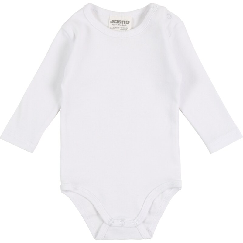 JACKY Dupačky/body Interlock-Body langarm 5er Pack BASIC bílá