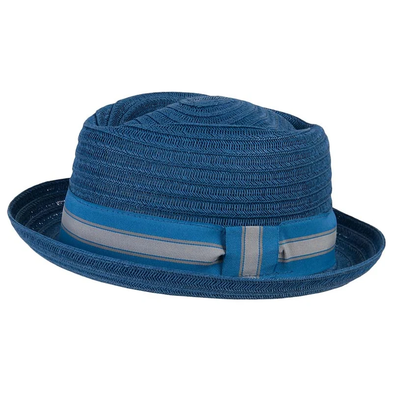 Carlsbad Hat Co. Pánský letní modrý klobouk - Bestseller - GLAMI.cz