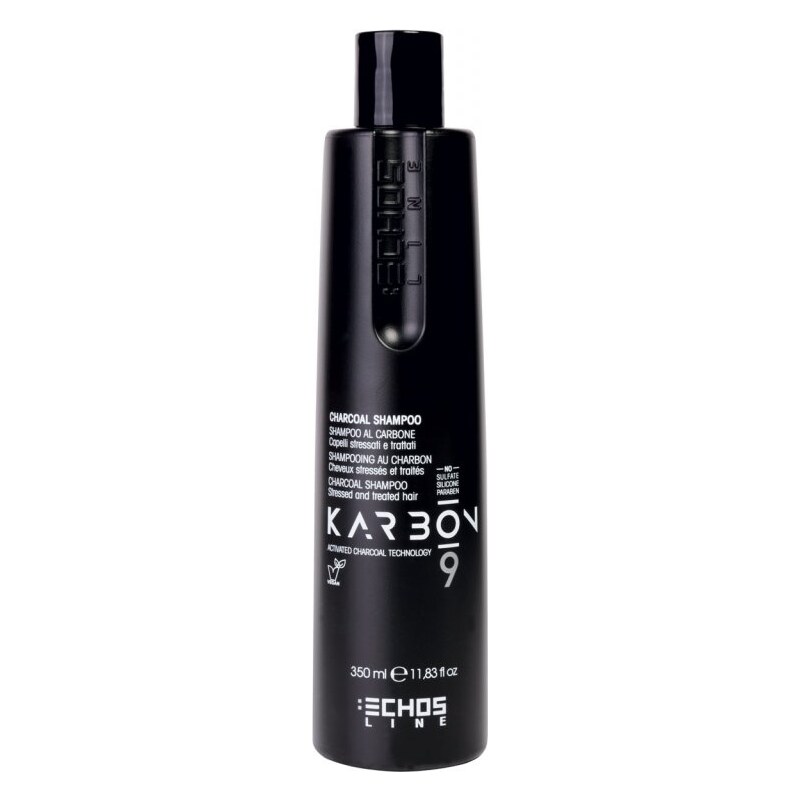 Echosline Karbon 9 Šampon s aktivním uhlím 350 ml
