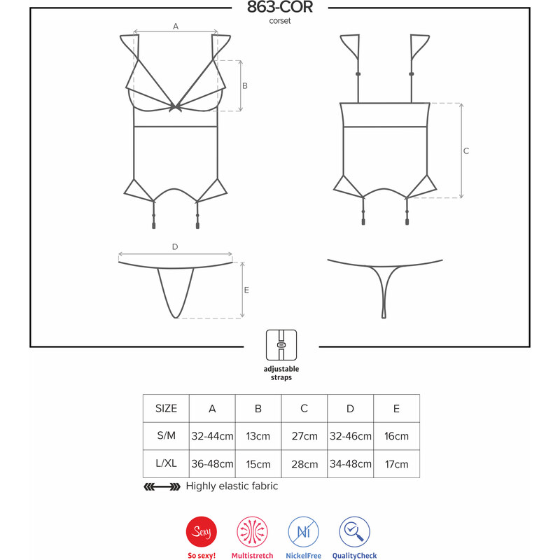 korzet model 7009747 - Obsessive
