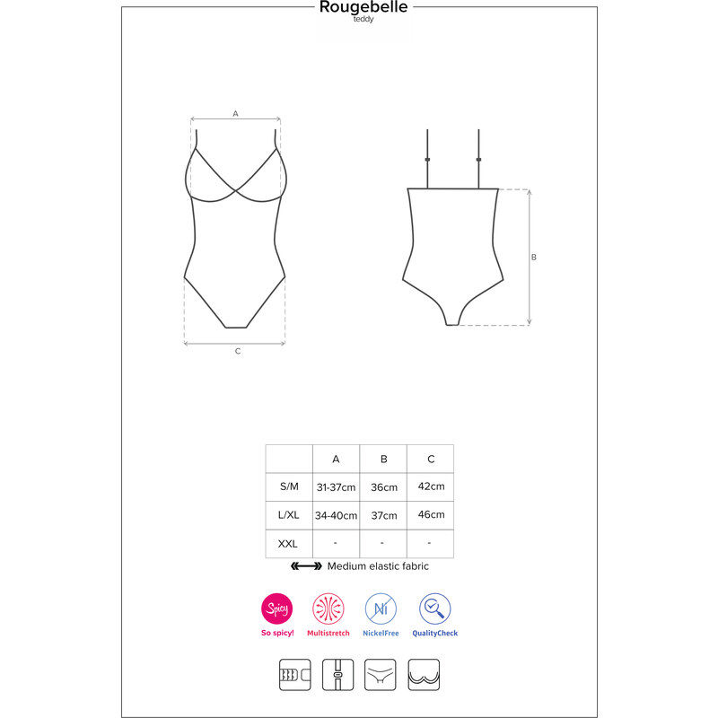 body teddy model 7897780 - Obsessive