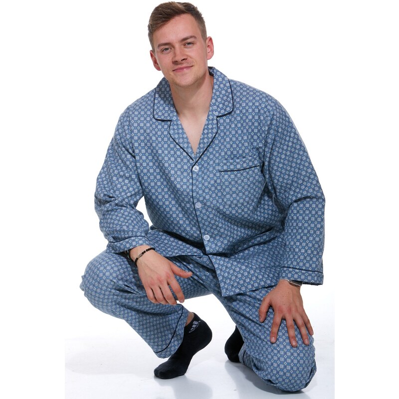 Naspani Pánské pyžamo, flanel PAPM013