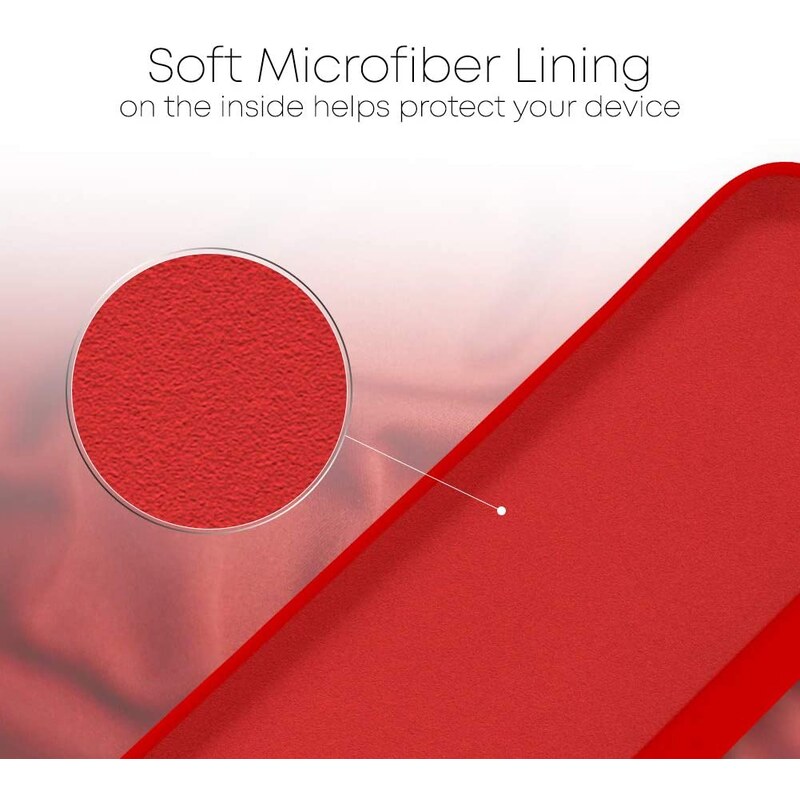 Ochranný kryt pro iPhone XR - Mercury, Silicone Red