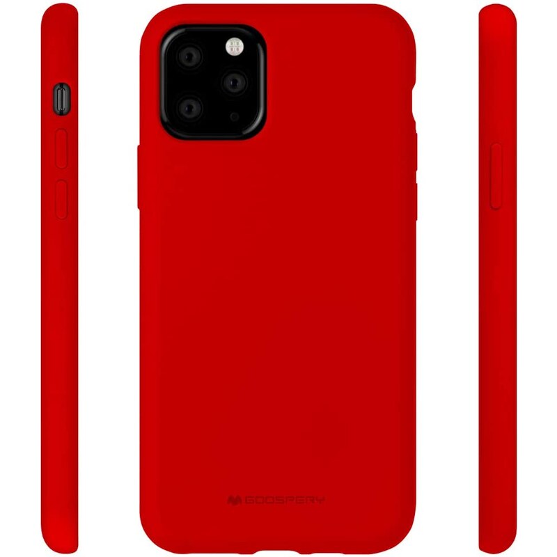 Ochranný kryt pro iPhone 11 Pro - Mercury, Silicone Red