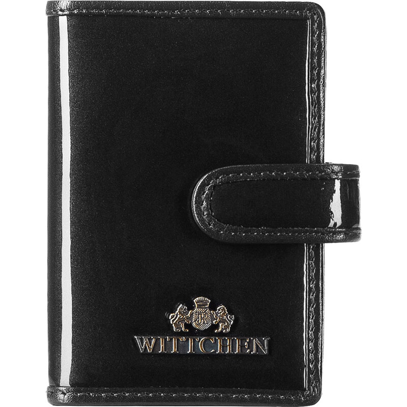 Pouzdro na kreditní karty Wittchen, černá, lakovaná useň