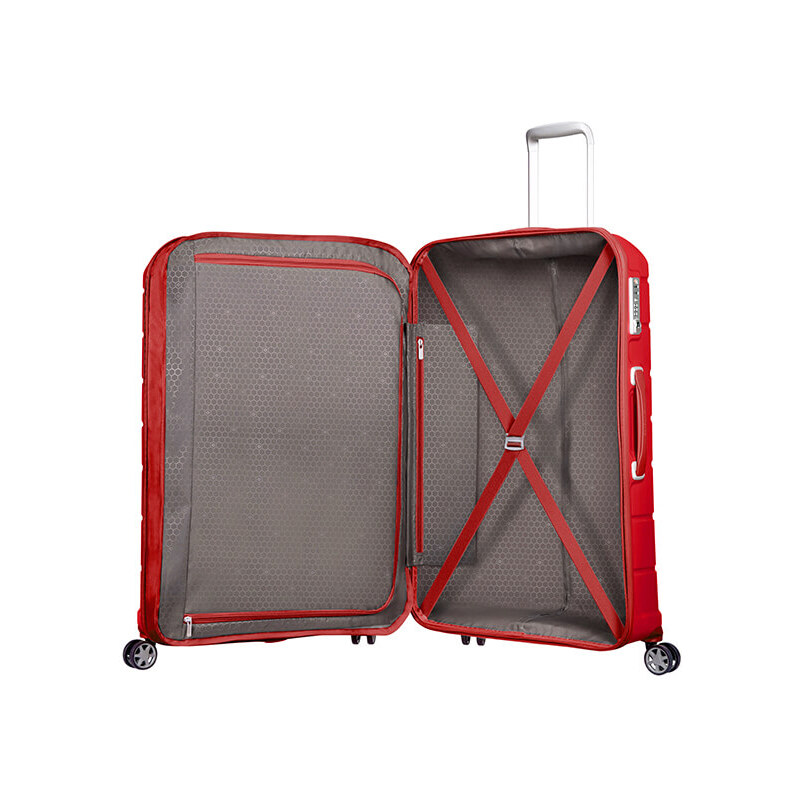 Samsonite FLUX Spinner rozšiřitelný 68cm Červený