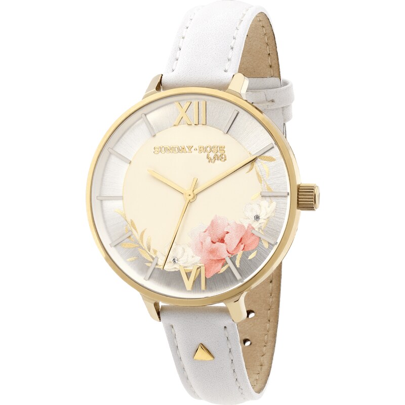 JVD Dámské luxusní designové hodinky SUNDAY ROSE Spirit TEA ROSE 50455538