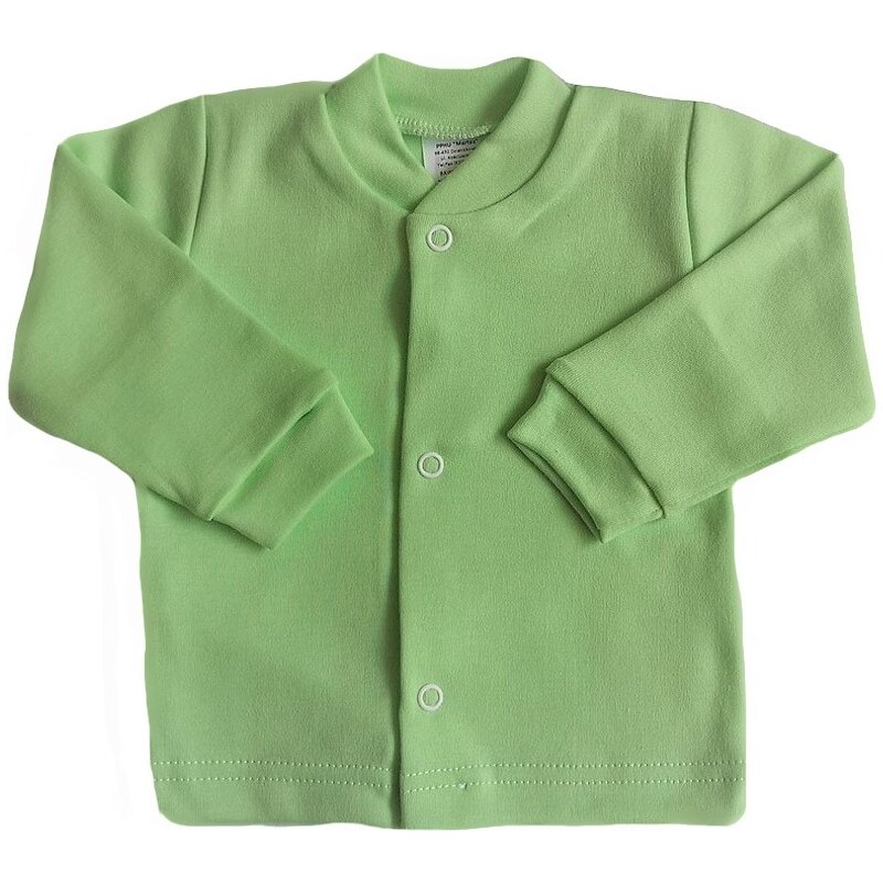 Martex Kojenecký bavlněný kabátek - zelený 56