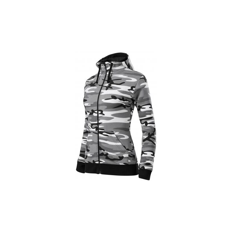 MALFINI Camo Zipper Mikina dámská