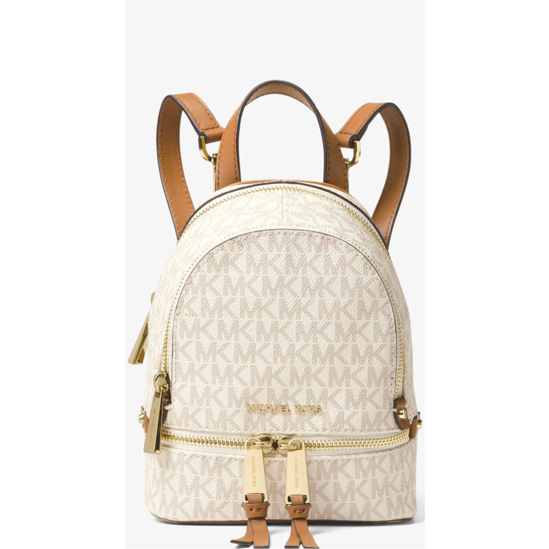 Michael Kors Batoh Rhea Mini Logo Backpack Vanilla
