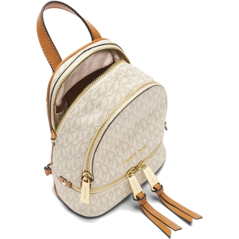 Michael Kors Batoh Rhea Mini Logo Backpack Vanilla