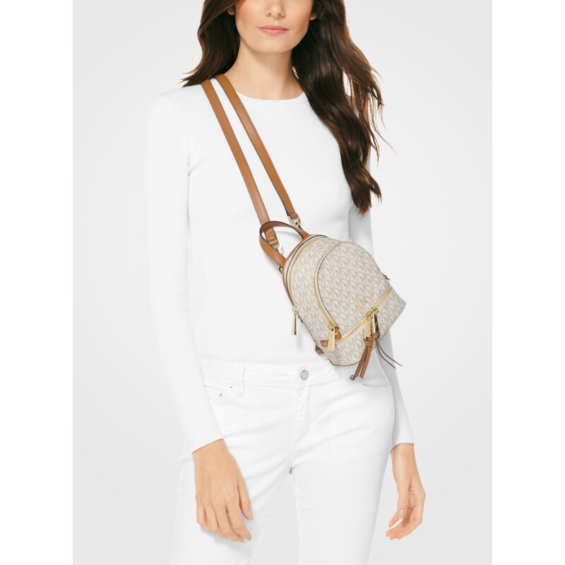 Michael Kors Rhea Mini Logo Backpack Vanilla