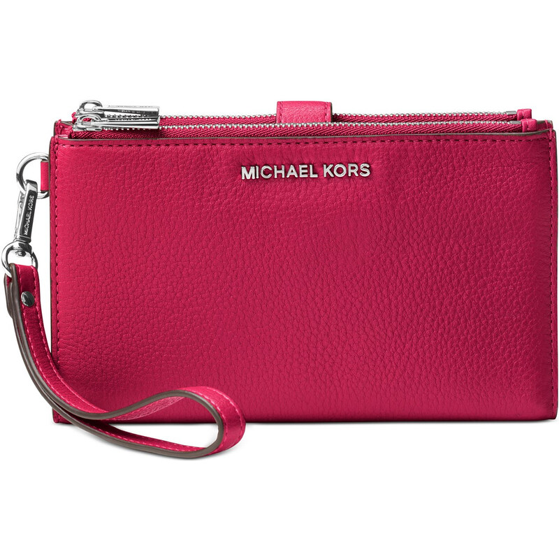 Michael Kors Adele Double Zip iPhone 7 Plus Wristlet Dark Raspberry -  GLAMI.cz