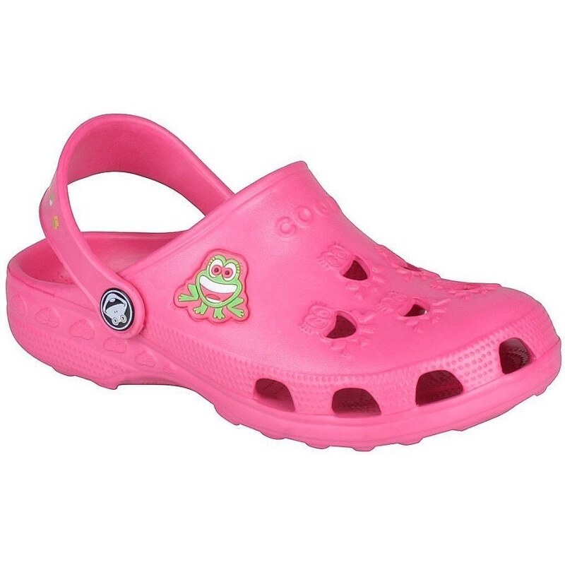 COQUI Dětské gumové boty Little Frog růžové