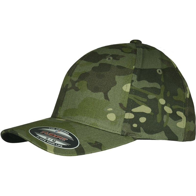 BRANDIT Kšiltovka Flexfit MULTICAM CAP tropic multicam