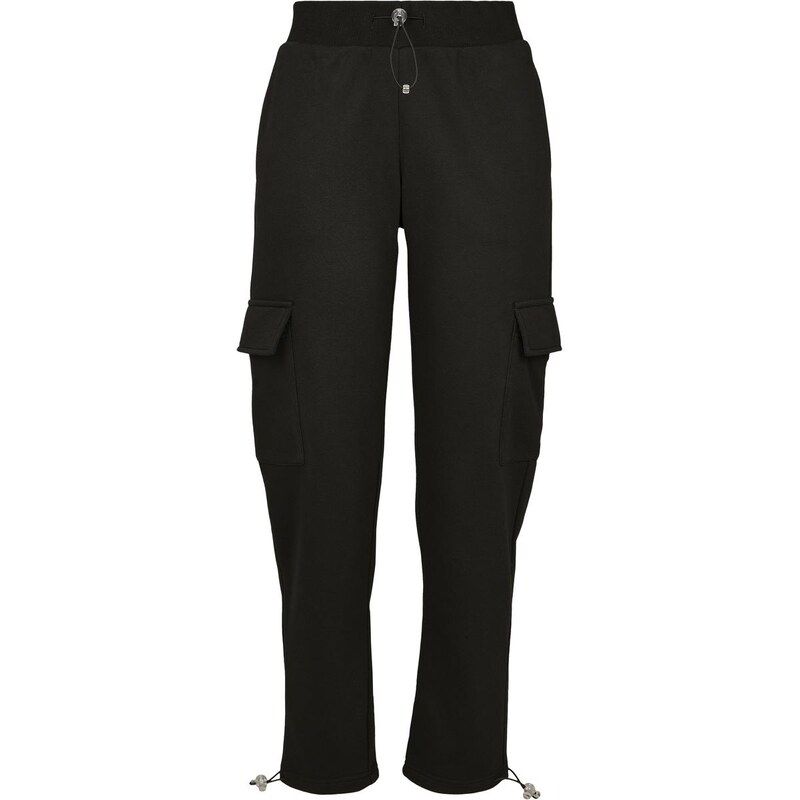 UC Ladies Dámské Cargo Terry Kalhoty černé