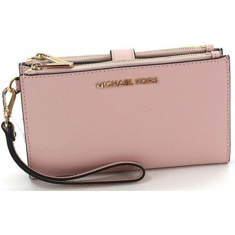 Michael Kors Jet Set Travel Double Zip Wristlet Blossom