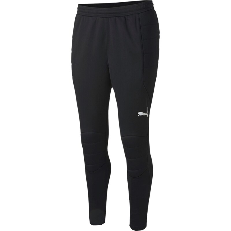 PUMA Sportovní kalhoty černá / bílá