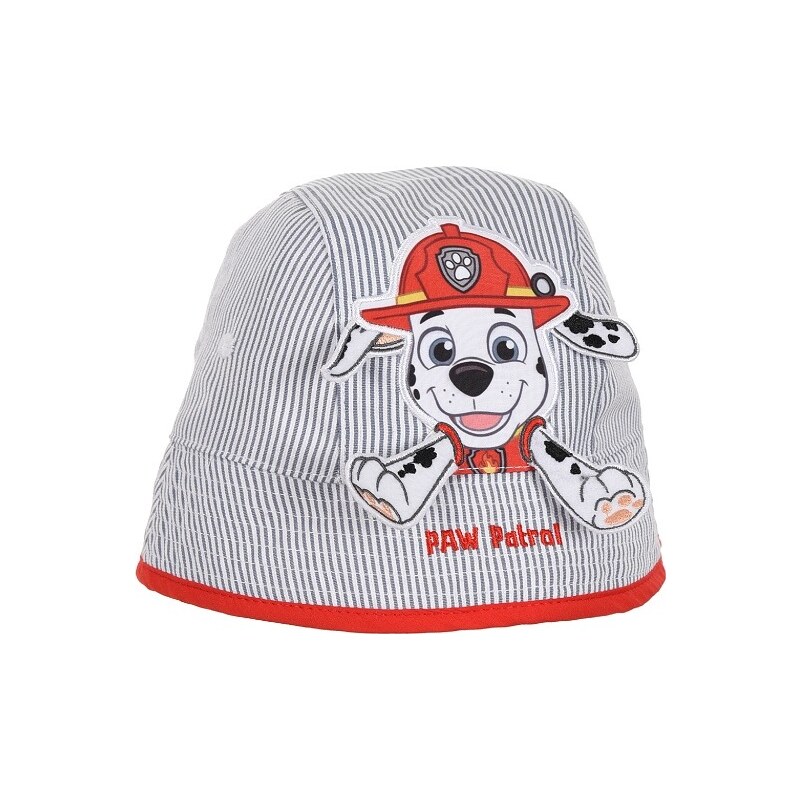 PAW PATROL TLAPKOVÁ PATROLA PRUHOVANÝ KLOBOUK- MARSHALL Pruhovaný vzor