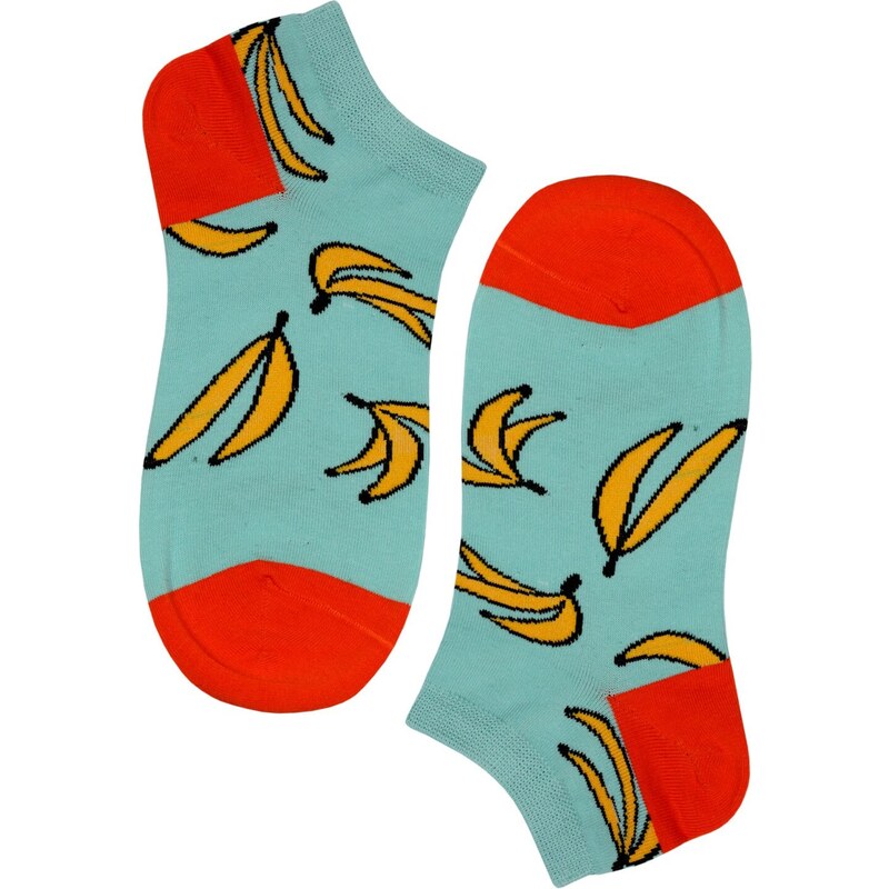 Emi Ross Crazy Banana kotníčkové bavlněné ponožky ECC2001