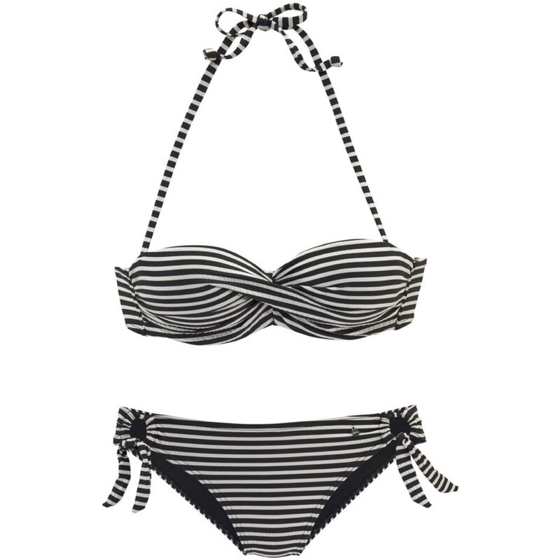 s.Oliver Bikiny černá / bílá