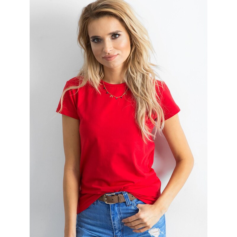 BASIC Feel Good T-shirt-RV-TS-4623.86-red