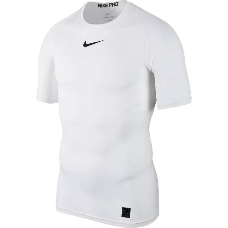 Termo tričko Nike Pro Top s krátkým rukávem Bílá - GLAMI.cz