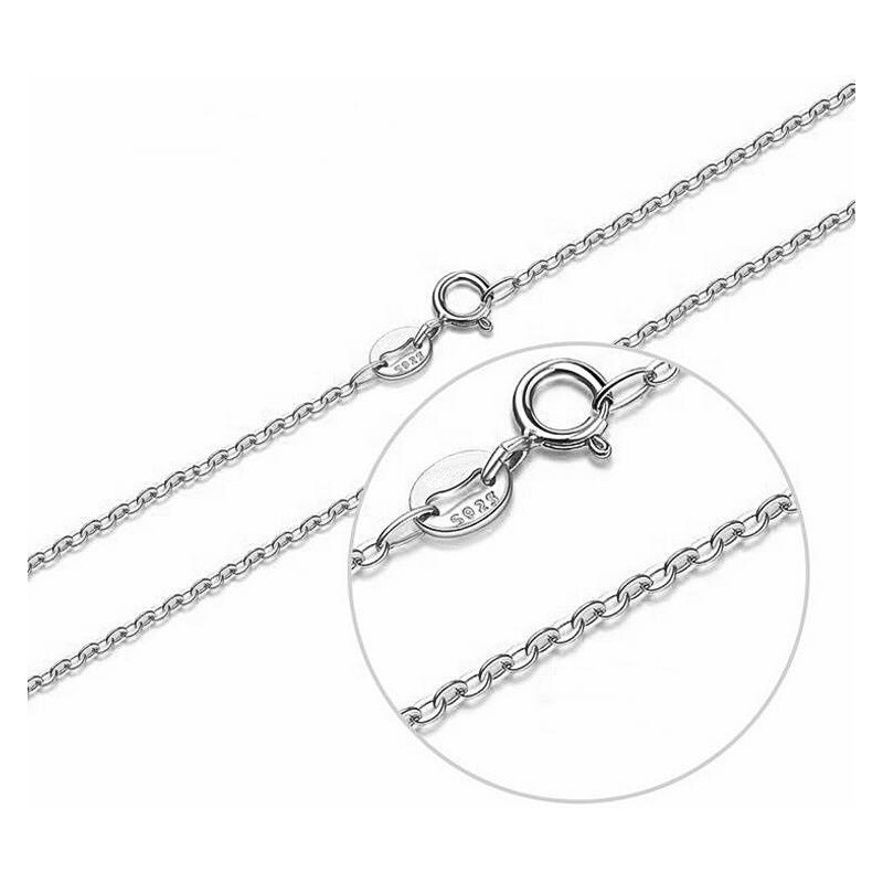 Olivie Levný stříbrný 40cm řetízek rhodiovaný 4136 50663729
