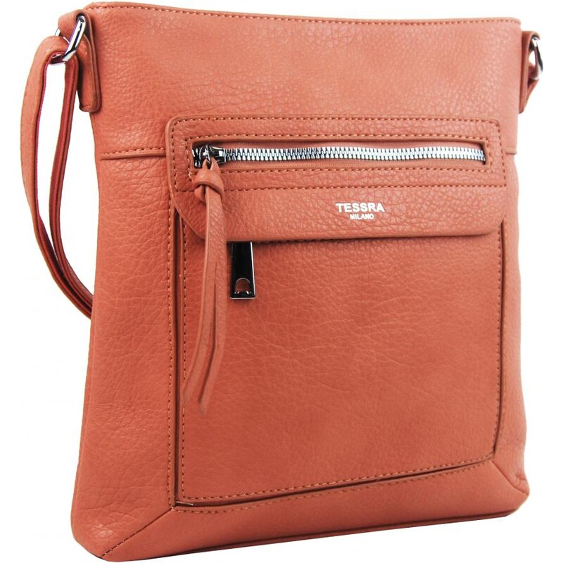 ELOAS Crossbody dámská kabelka cihlově oranžová