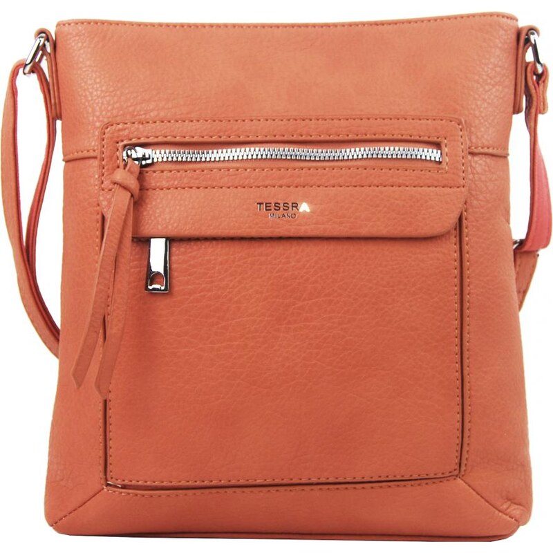 ELOAS Crossbody dámská kabelka cihlově oranžová