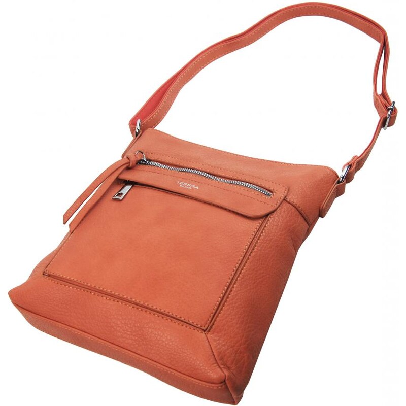 ELOAS Crossbody dámská kabelka cihlově oranžová