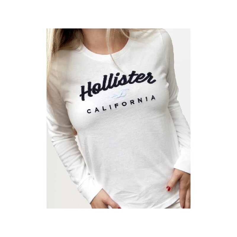 Dámské tričko Hollister California s dlouhým rukávem - GLAMI.cz