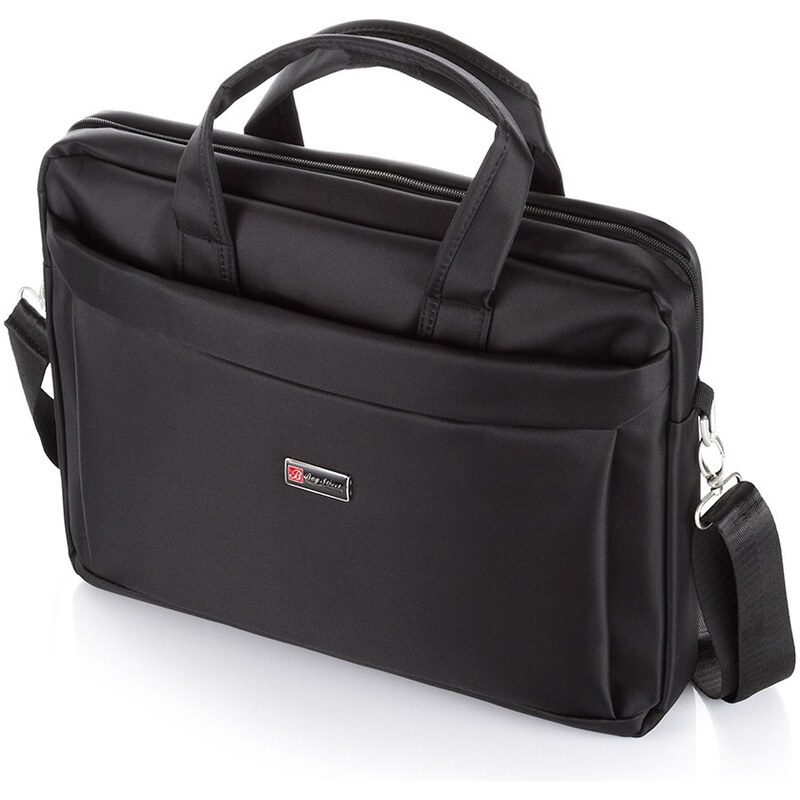 Bag Street Kvalitní pánská taška na notebook černá 4421