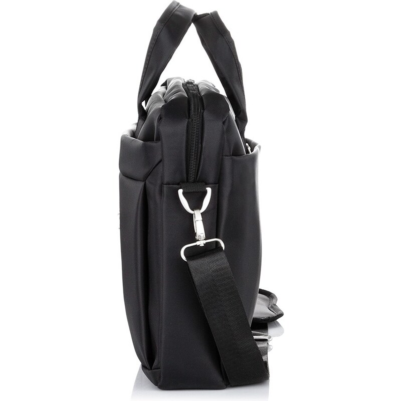 Bag Street Kvalitní pánská taška na notebook černá 4421
