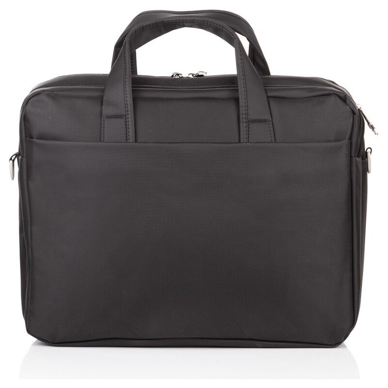 Bag Street Kvalitní pánská taška na notebook černá 4422