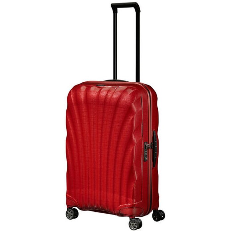 Samsonite Skořepinový cestovní kufr C-lite Spinner 68 l zelená