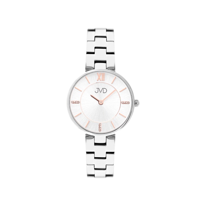 Dámské luxusní nerezové hodinky JVD JG1020.1 s římskými číslicemi 51112005