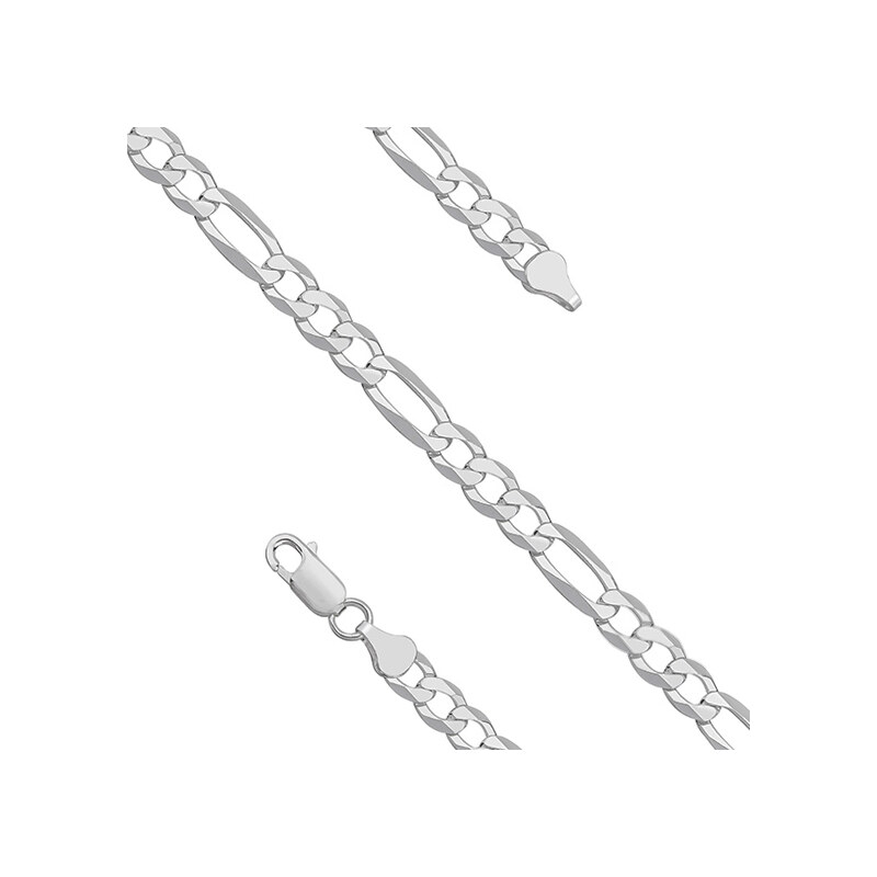 Olivie Stříbrný 50cm náhrdelník FIGARO 5648 66959007