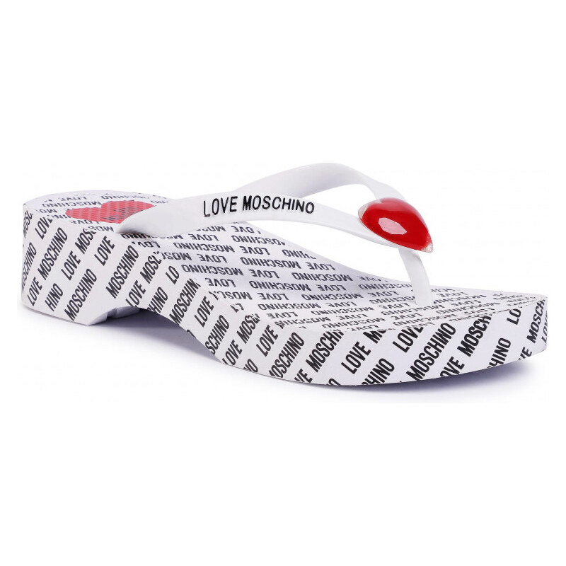 LOVE MOSCHINO Logo žabky 115414663