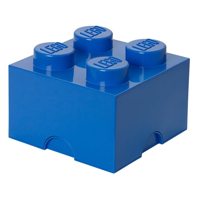 Bonami Modrý úložný box čtverec LEGO