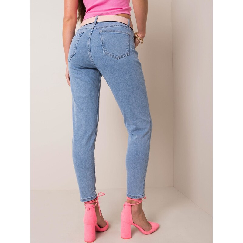 Fashionhunters Isabelliny modré džíny