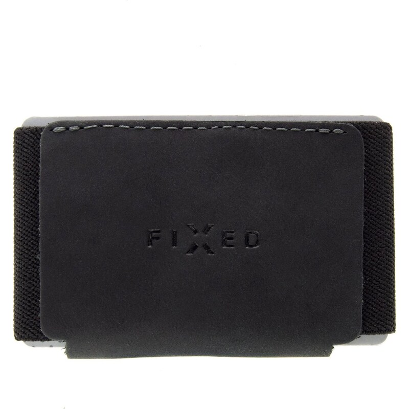 Kožená peněženka FIXED Tiny Wallet z pravé hovězí kůže, černá 102778294