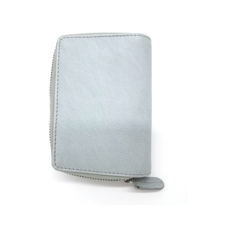 Dámská kožená peněženka LAGEN Lea - šedá/růžová
