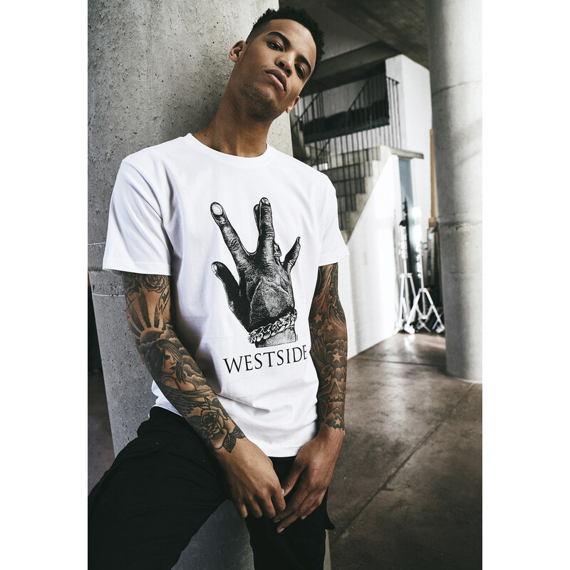 Mister Tee Westside Connection 2.0 Tričko bílé