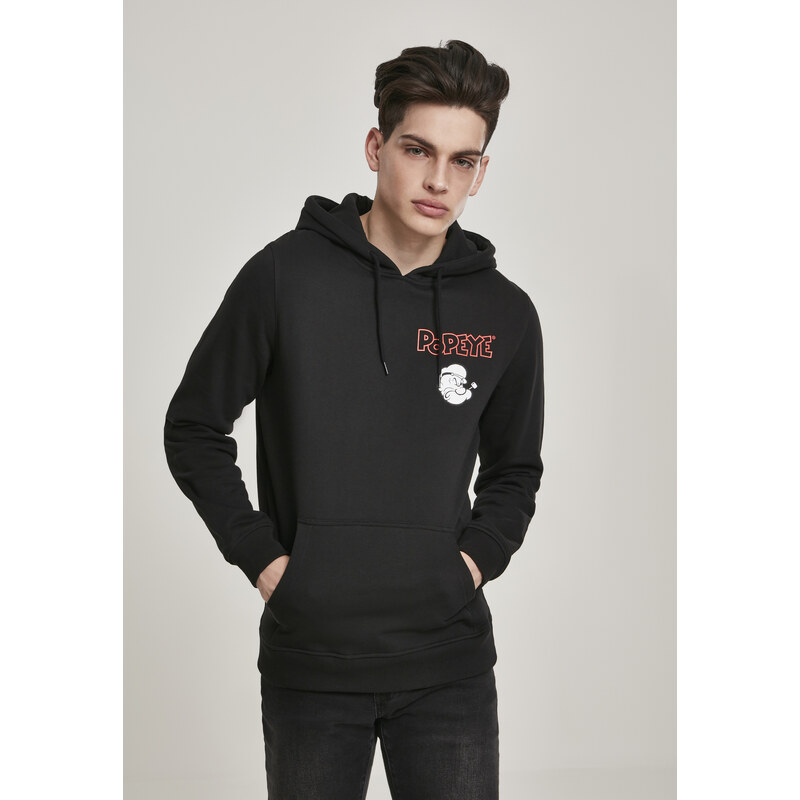 Merchcode Popeye Dont Bro Me Hoody černá